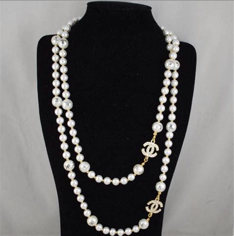 chanel coco alphabet pendant|coco chanel pearl necklace.